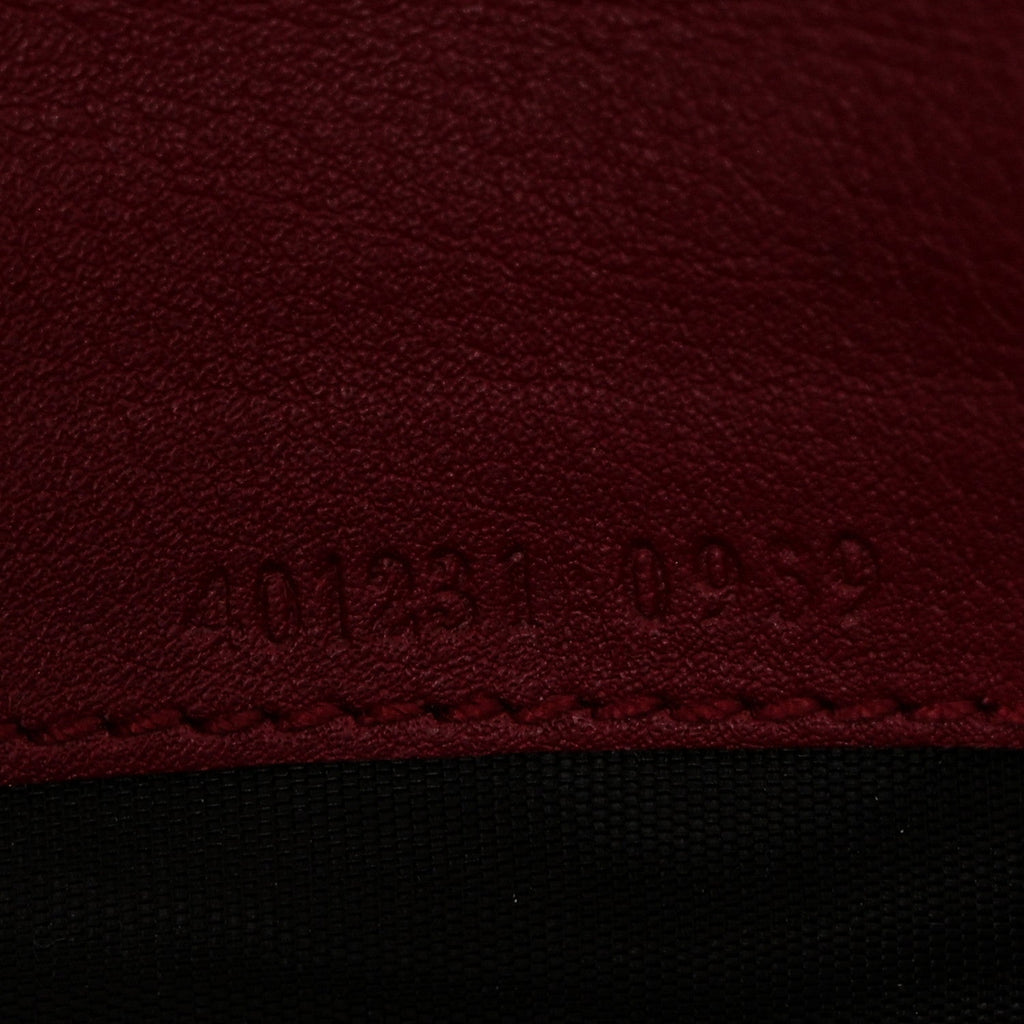 Velvet GG Monogram Mini Dionysus Chain Wallet Red Cipria product image 7, provided for visual reference and product detail