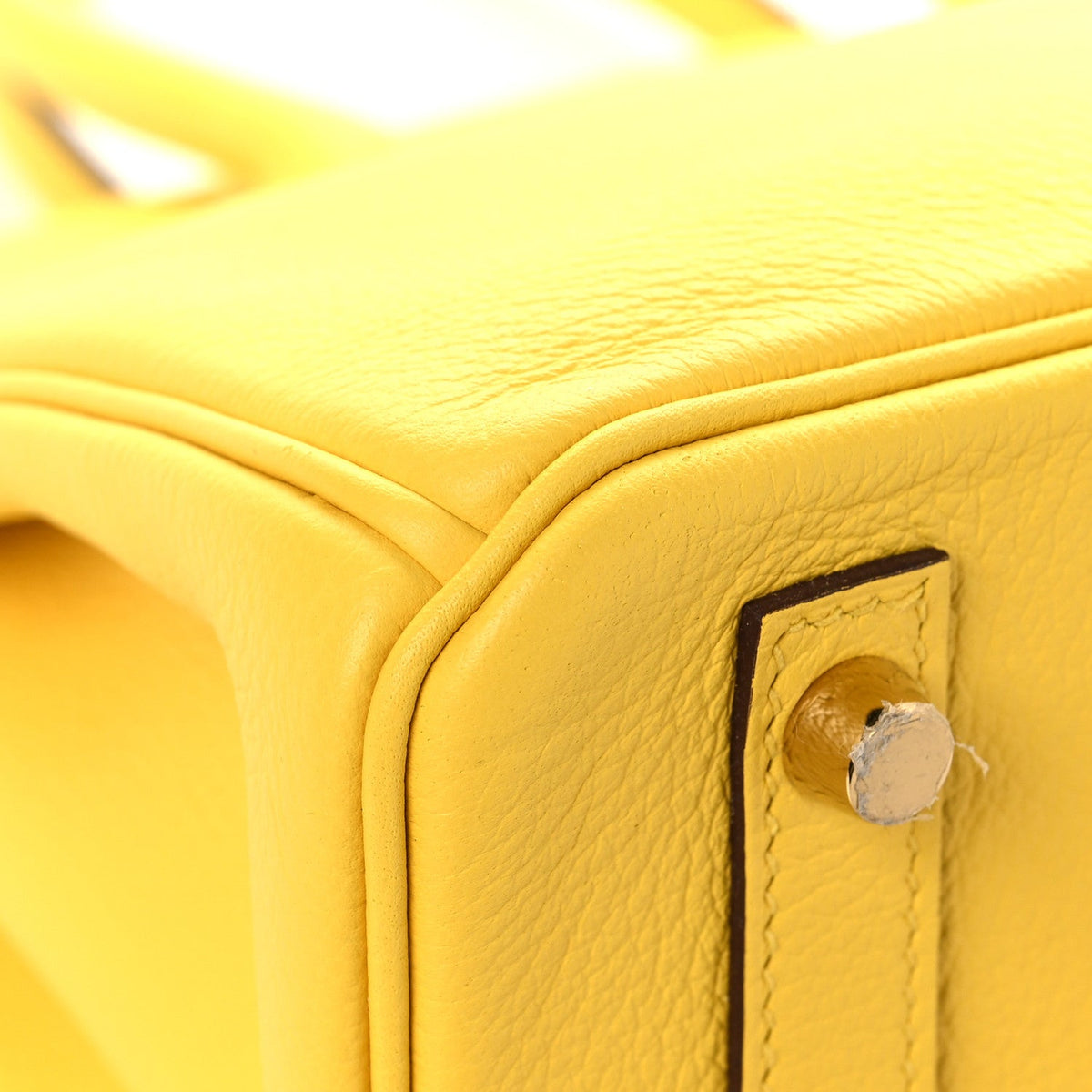 Togo Birkin 30 Jaune Citron product image 10, provided for visual reference and product detail review