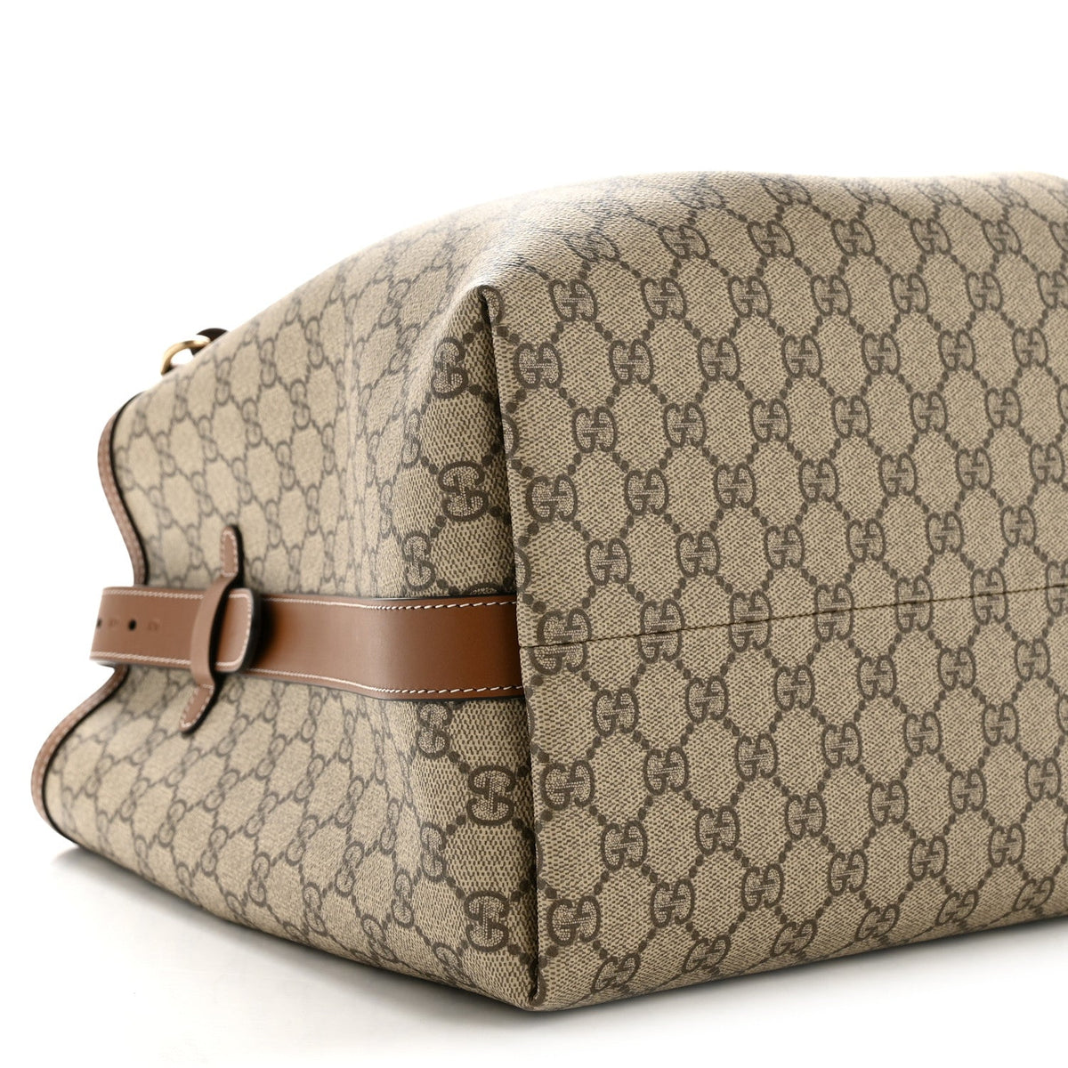 GG Icon Monogram Padlock Shoulder Bag Beige Dark Brown product image 9, provided for visual reference and product detail