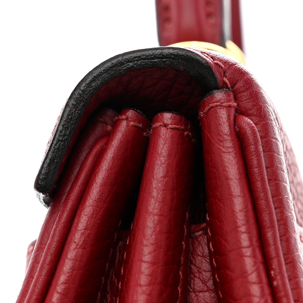 Taurillon Clemence Kelly Retourne 28 Rouge Grenat product image 13, provided for visual reference and product detail review