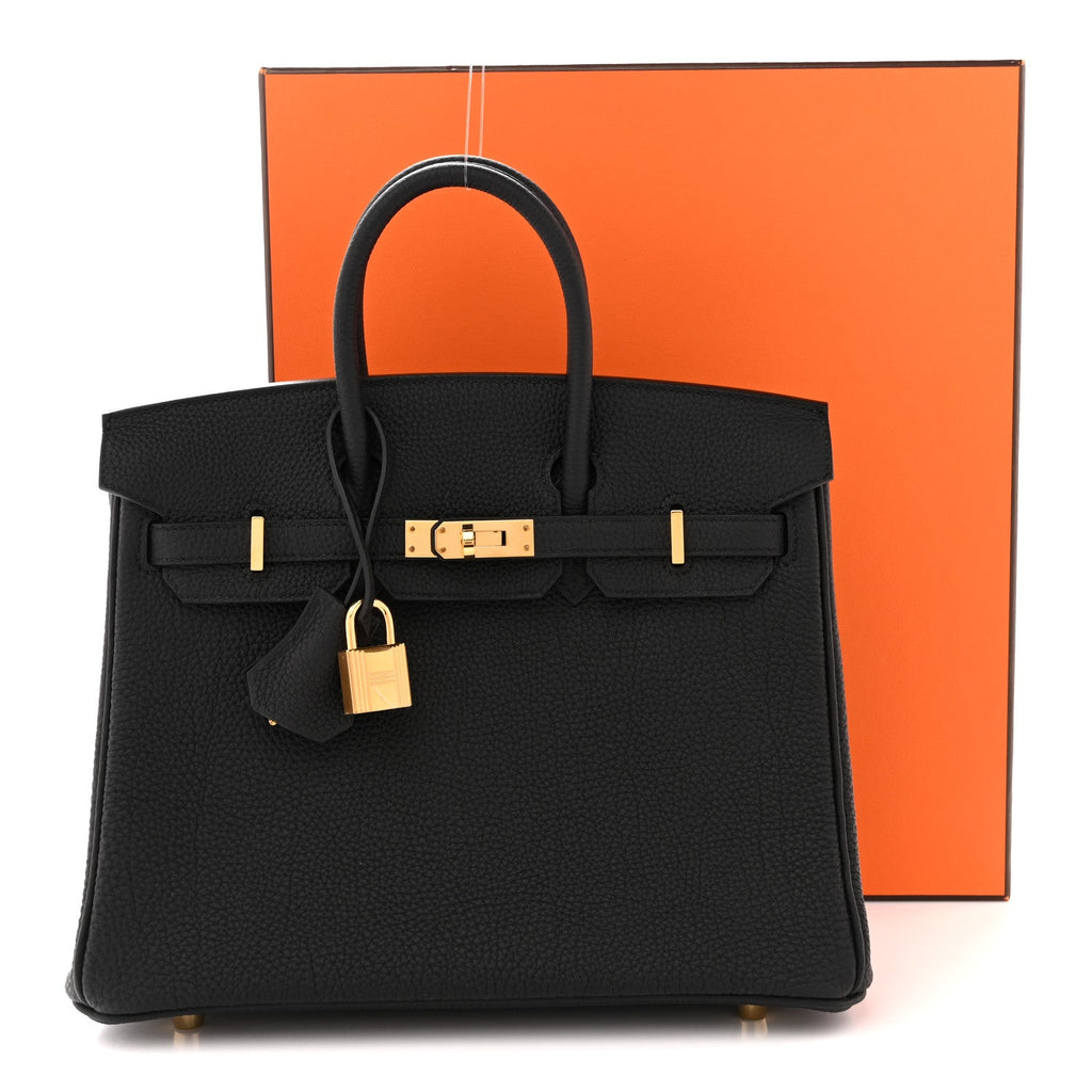 Togo Birkin 25 Black product image 13, provided for visual reference and product detail review