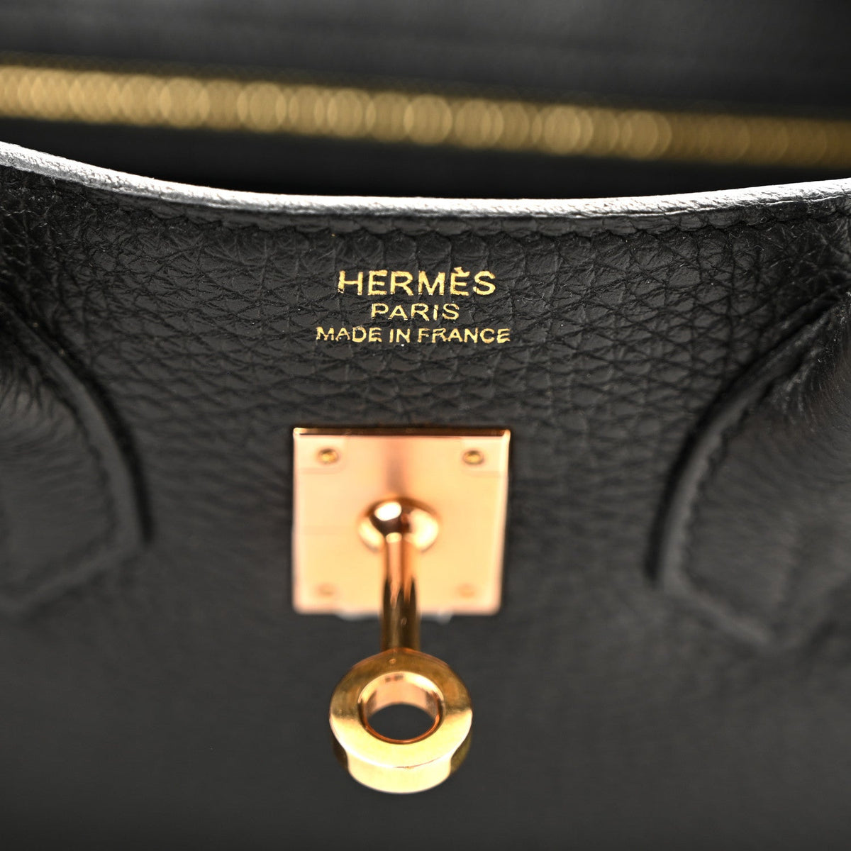 Togo Birkin 25 Black product image 6, provided for visual reference and product detail review