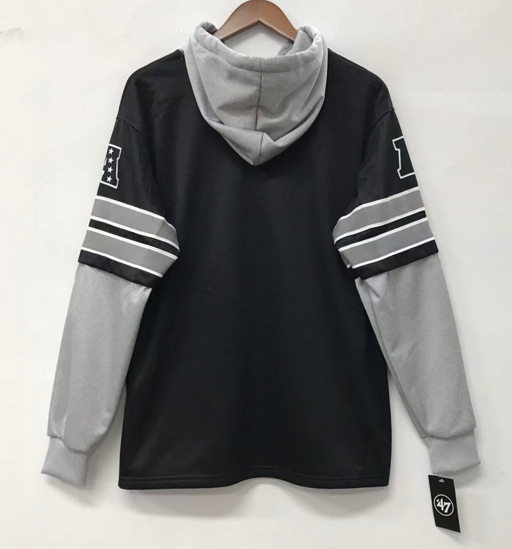 Las Vegas Raiders Official NFL 47 brand hoodie product image 2