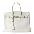 Togo Birkin 35 White product image 1, provided for visual reference and product detail review