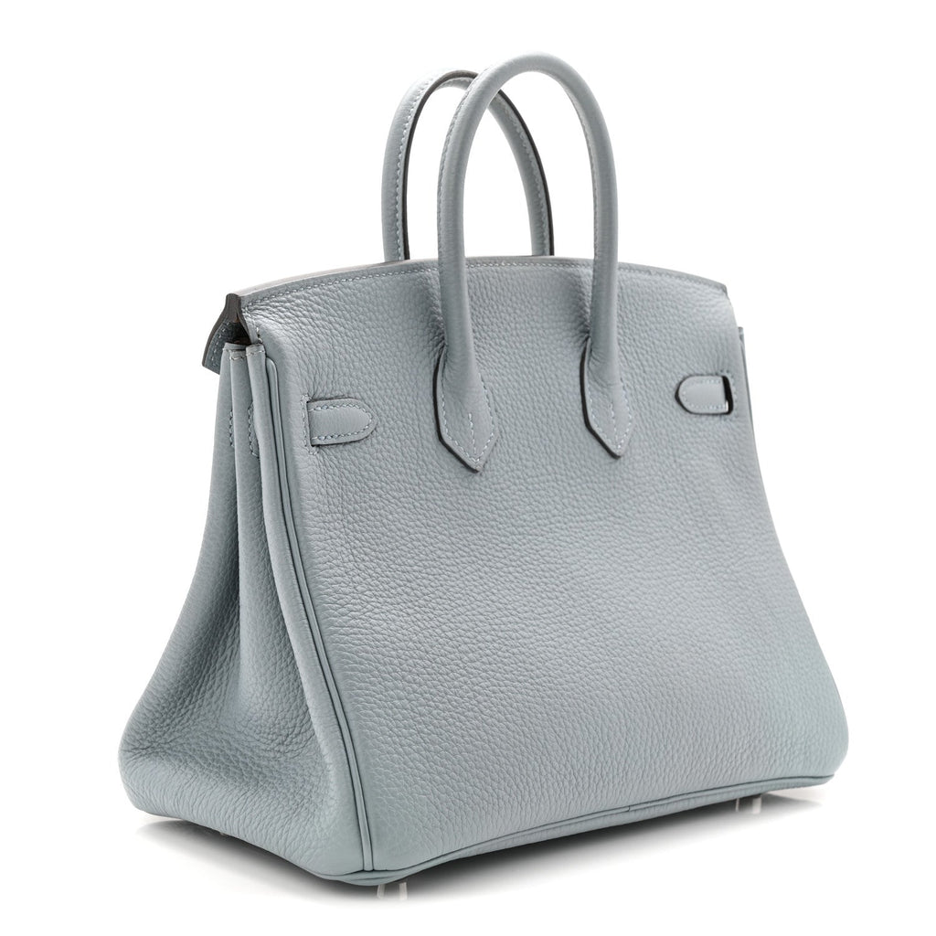 Togo Verso Birkin 25 Bleu Lin Chai product image 3, provided for visual reference and product detail review