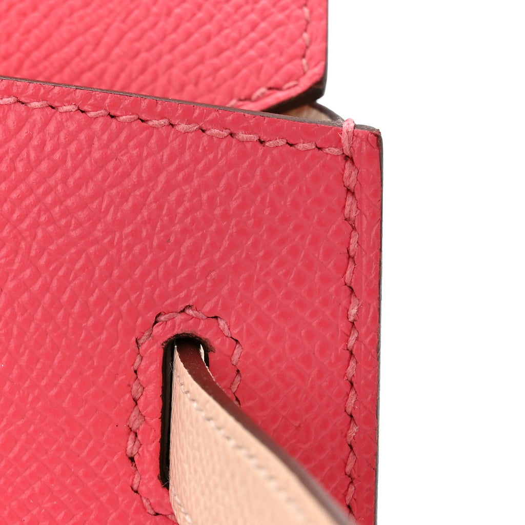Epsom Horseshoe Birkin Sellier 25 Rose Azalee Nata product image 12, provided for visual reference and product detail review