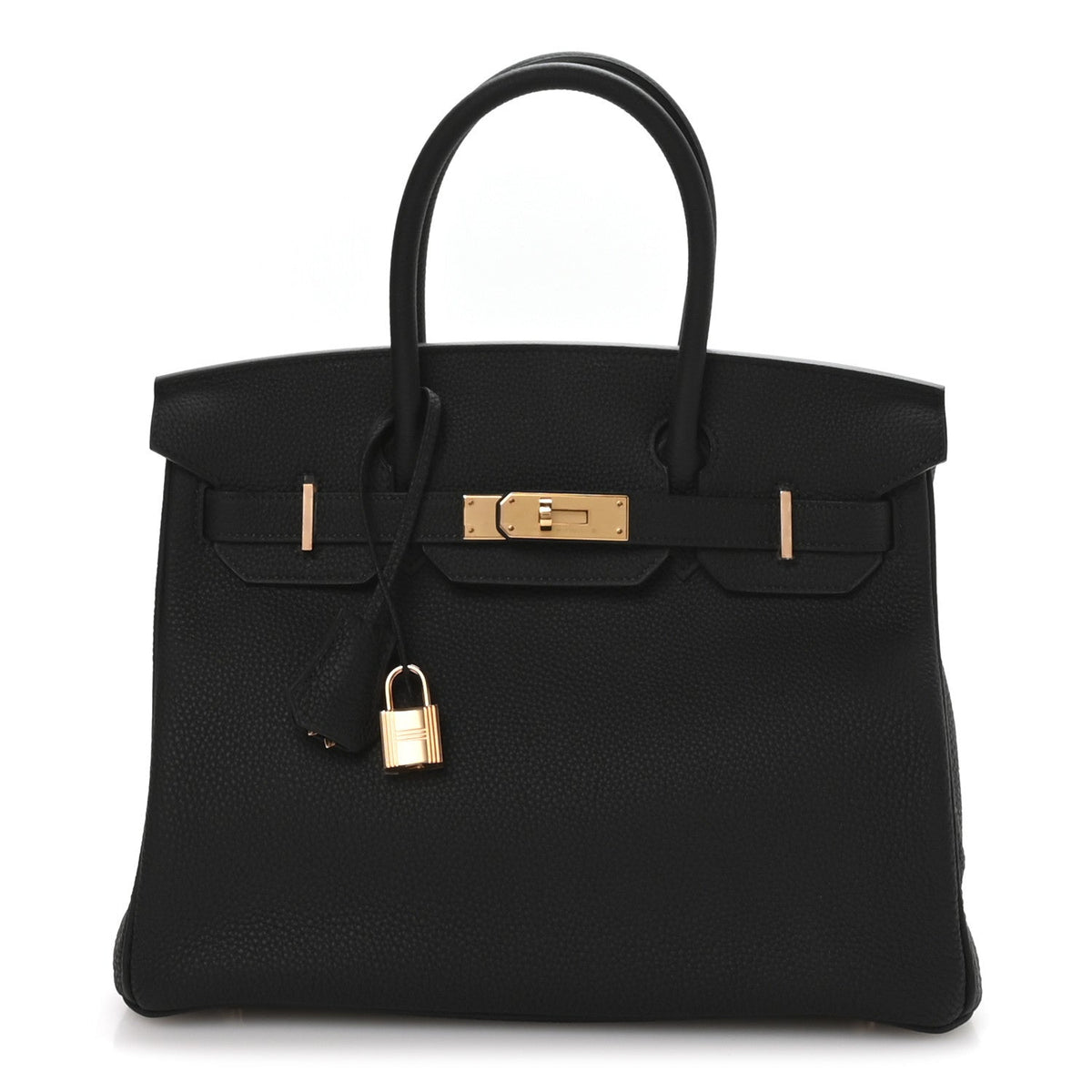 Togo Birkin 30 Black product image 1, provided for visual reference and product detail review