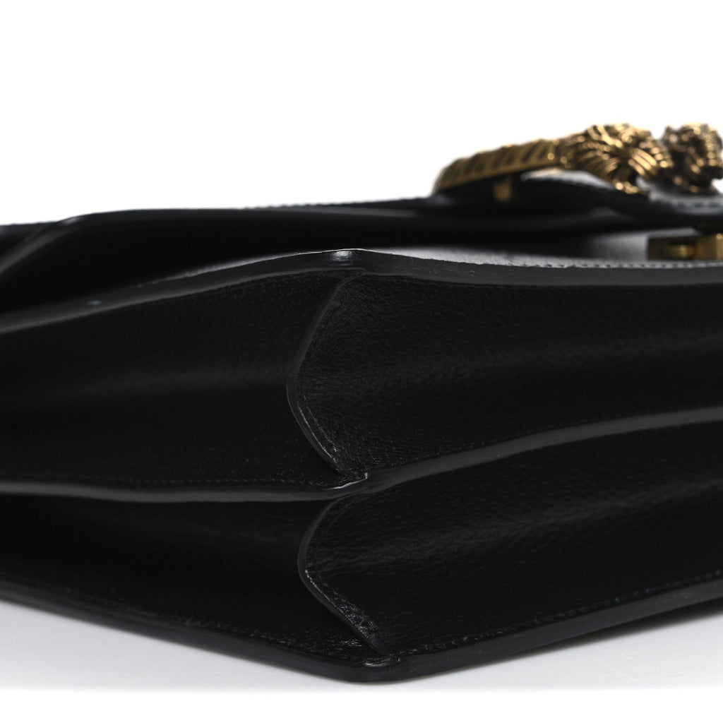 Calfskin Web Small Dionysus Shoulder Bag Black product image 9, provided for visual reference and product detail review