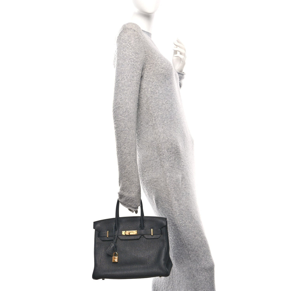 Togo BIRKIN 30 Black product image 2, provided for visual reference and product detail review