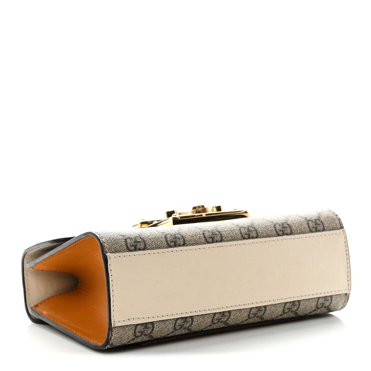 GG Supreme Monogram Calfskin Small Padlock Shoulder Bag Beige Mystic White Sun Oil product image 4, provided for visual