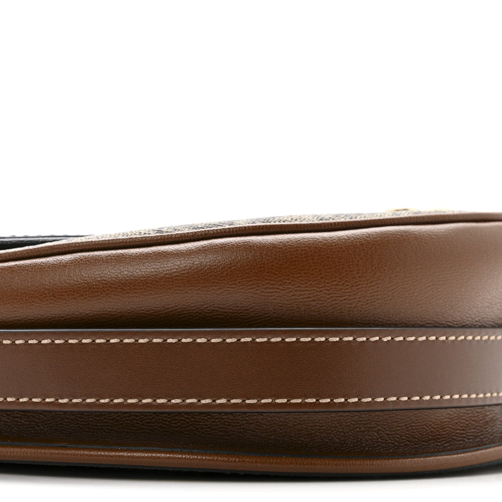 GG Supreme Monogram Calfskin Small Padlock Messenger Shoulder Bag Beige Black Cuir product image 9, provided for visual