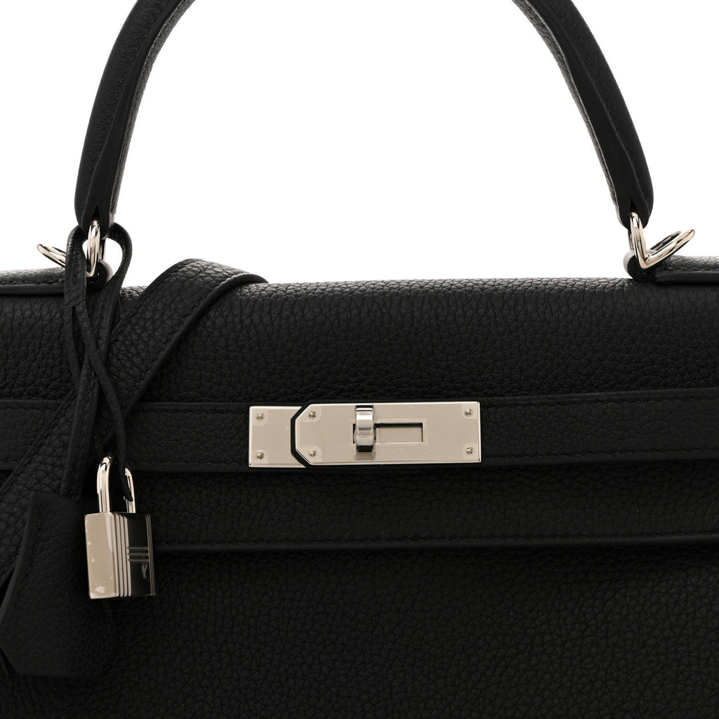 Togo Kelly Retourne 28 Black product image 8, provided for visual reference and product detail review