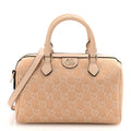 Summer Denim Calfskin GG Monogram Small Ophidia Top Handle Bag Souffle Rose product image 1, provided for visual reference