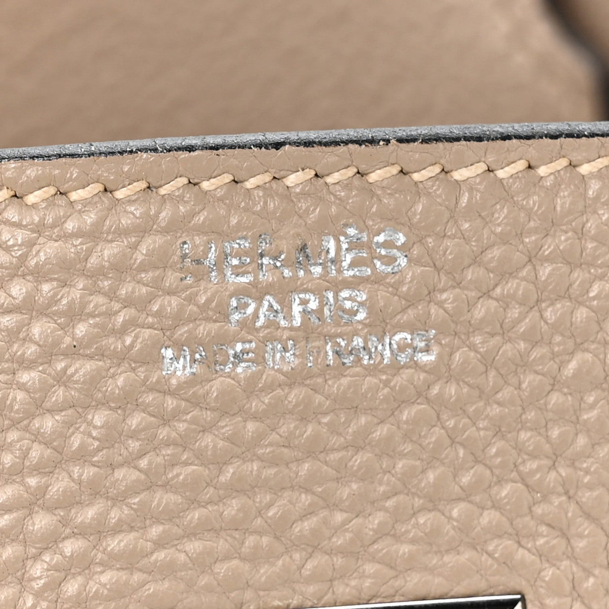 Togo Birkin 30 Gris Tourterelle product image 6, provided for visual reference and product detail review