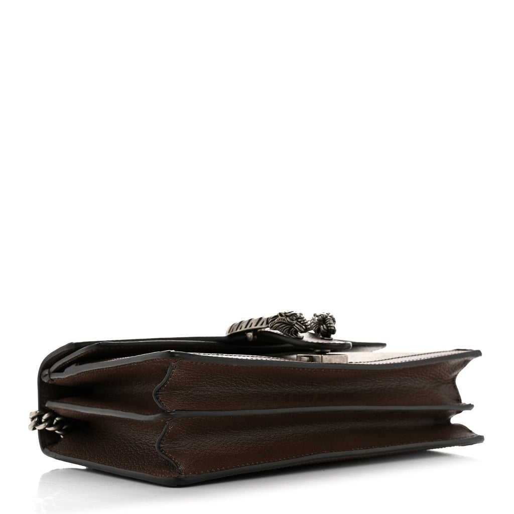 GG Supreme Monogram Textured Dollar Calfskin Top Handle Dionysus Shoulder Bag Beige Ebony New Acero product image 4,
