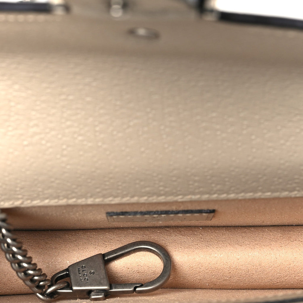 GG Supreme Monogram Textured Dollar Calfskin Super Mini Dionysus Shoulder Bag Beige Mystic White Oatmeal product image 5,
