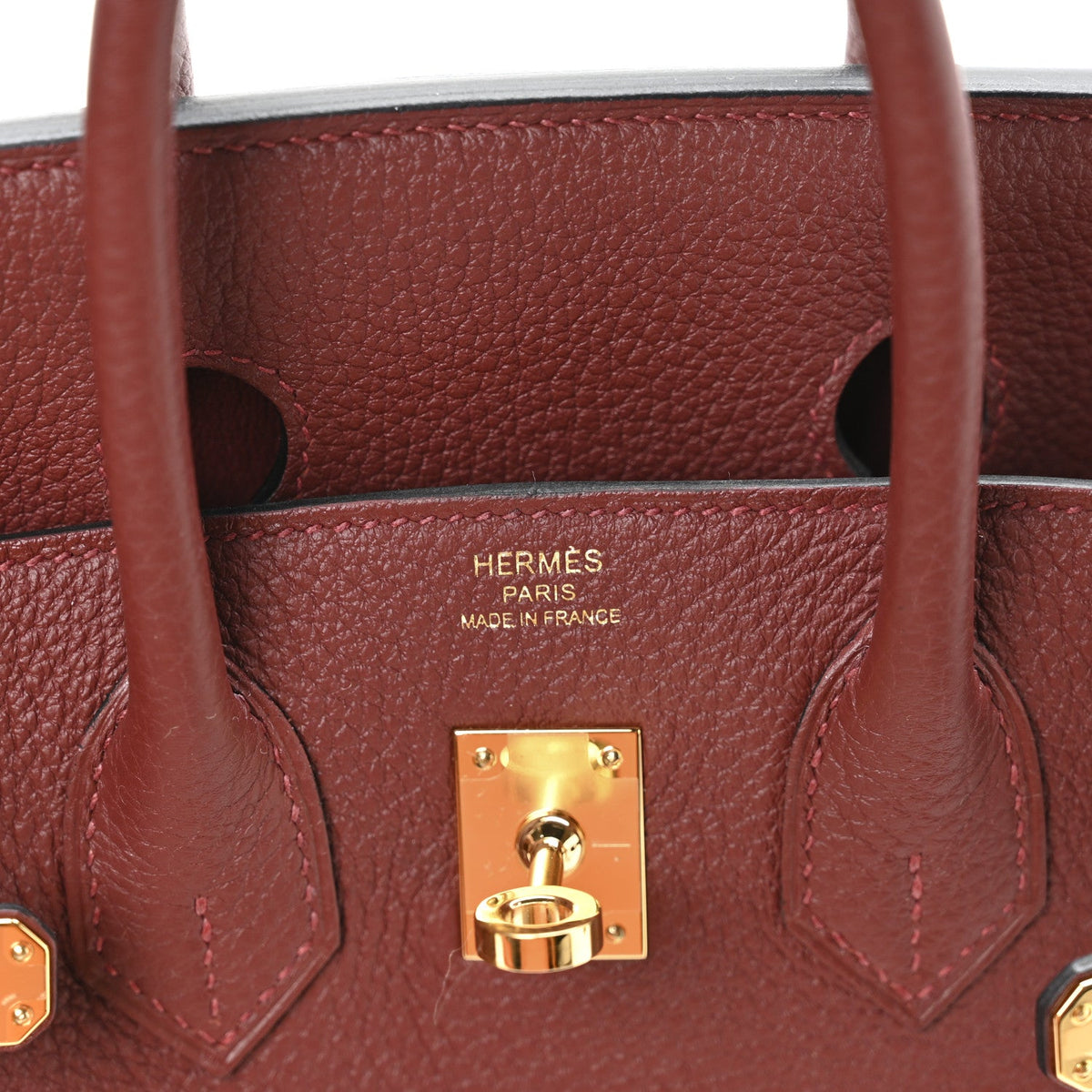 Togo Birkin 25 Rouge H product image 10, provided for visual reference and product detail review