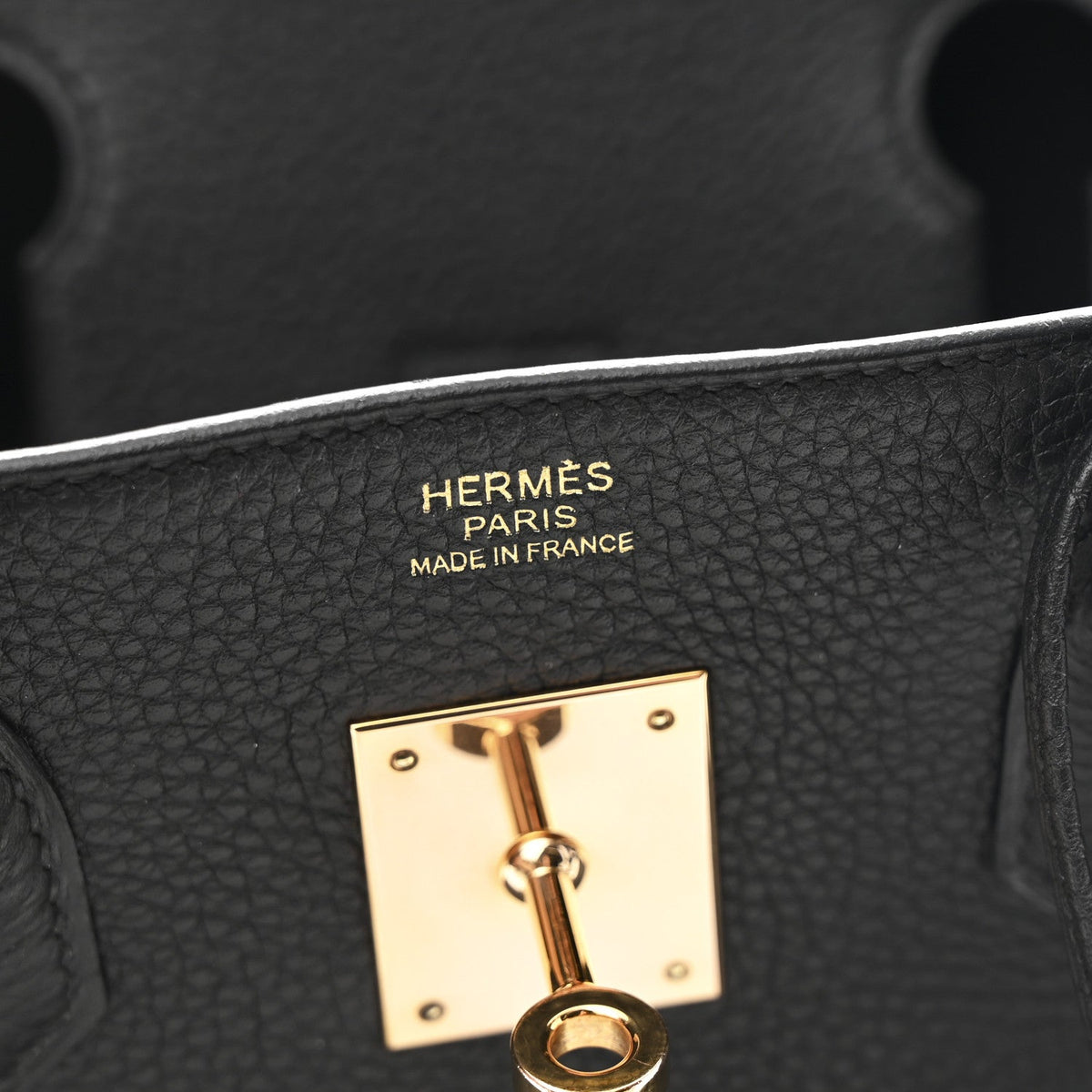 Togo Birkin 30 Black product image 6, provided for visual reference and product detail review