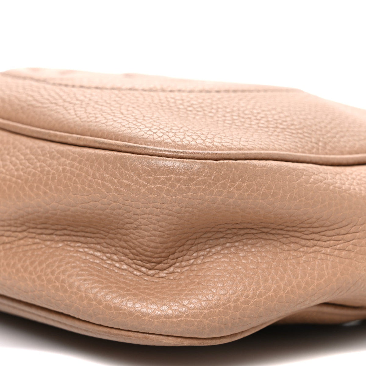 Pebbled Calfskin Small Soho Disco Bag Rose Beige product image 10, provided for visual reference and product detail review