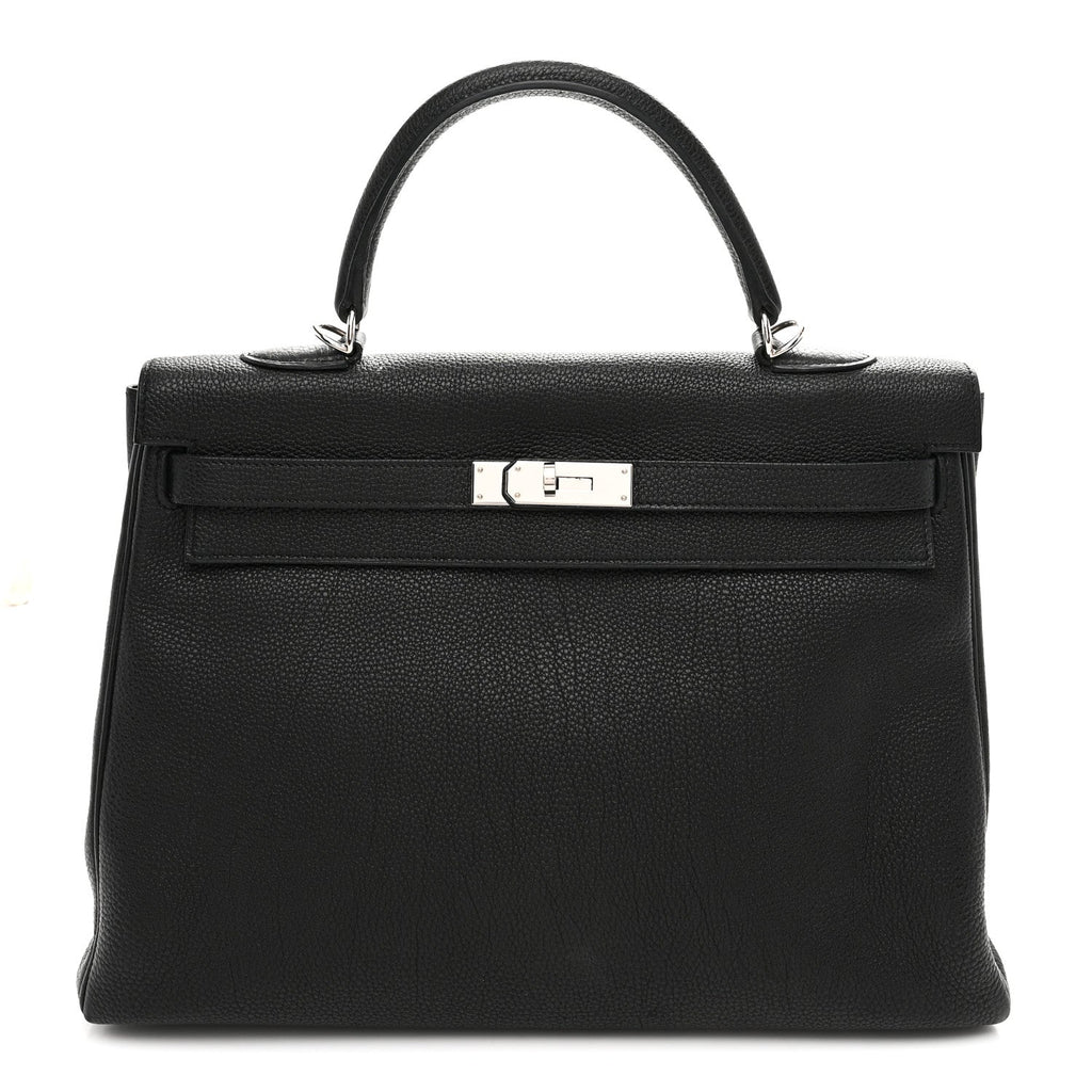 Togo Kelly Retourne 35 Black product image 1, provided for visual reference and product detail review