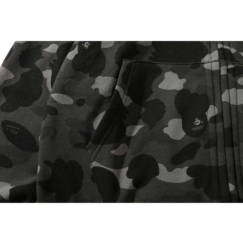 Bape Bearbrick Hoodie Shark Camouflage Sweater product image 4, provided for visual reference and product detail review