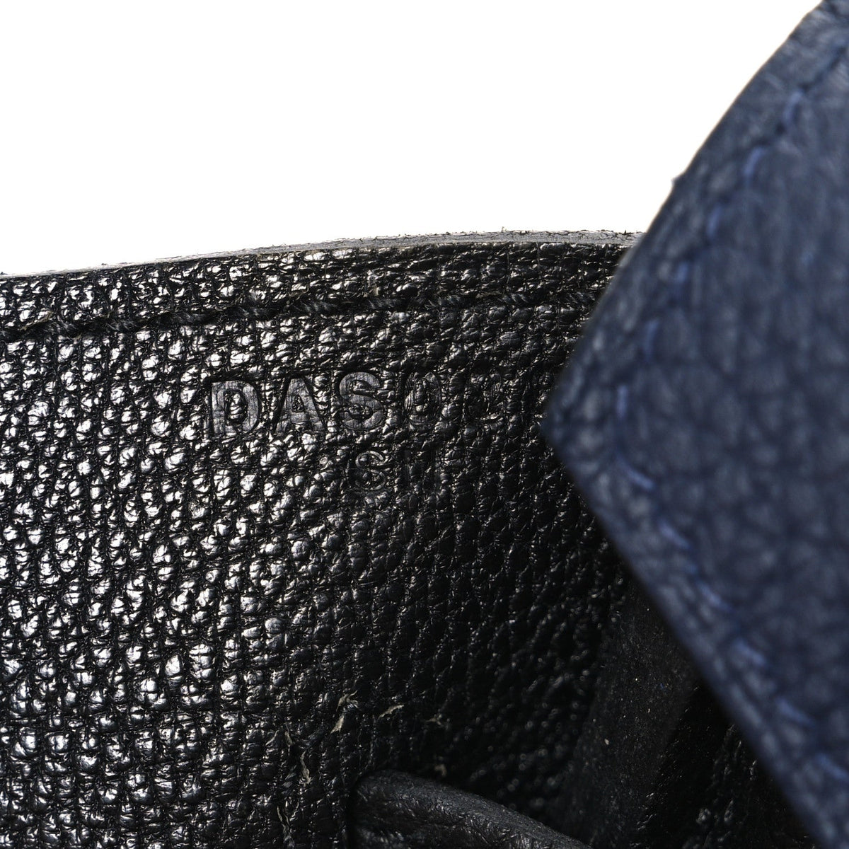 Togo Bi-Color Horseshoe Birkin 35 Bleu Nuit Black product image 7, provided for visual reference and product detail review