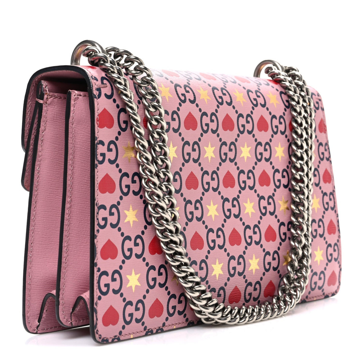 Calfskin Valentine's Day Exclusive Small Dionysus Bag Pink product image 3, provided for visual reference and product detail