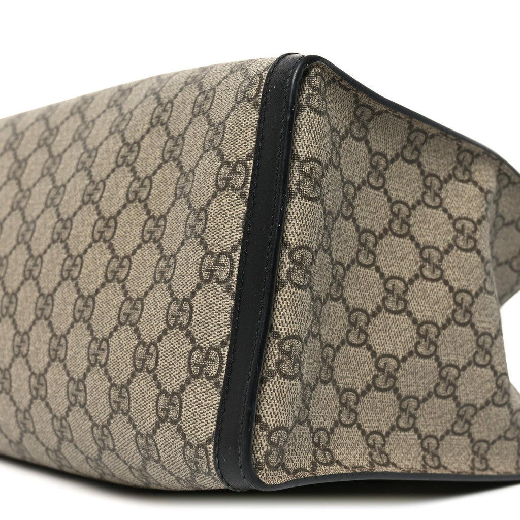 GG Supreme Monogram Medium Padlock Tote Black product image 10, provided for visual reference and product detail review
