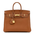Togo Birkin 25 Gold product image 1, provided for visual reference and product detail review