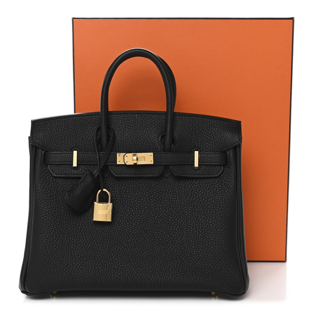 Togo Birkin 25 Black product image 21, provided for visual reference and product detail review