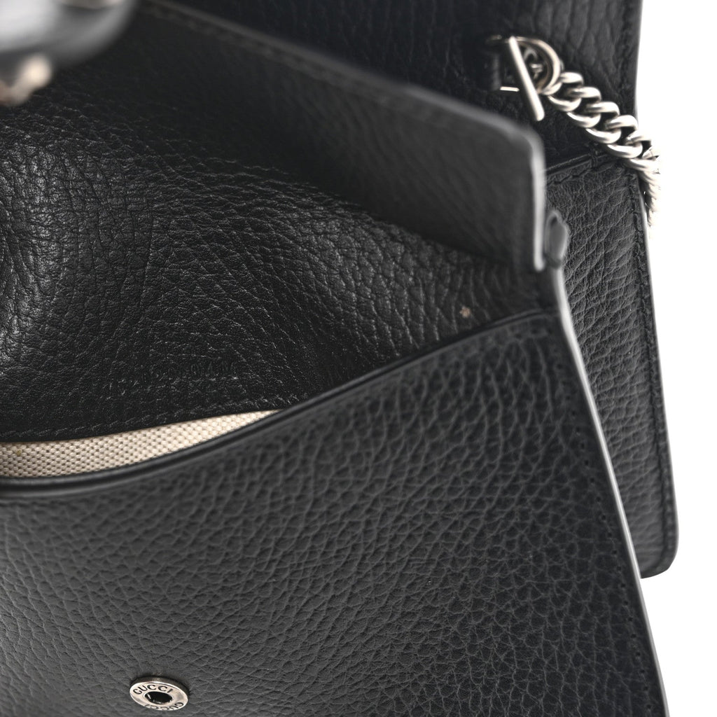 Dollar Calfskin Crystal Mini Dionysus Top Handle Bag Black Crystal product image 7, provided for visual reference and