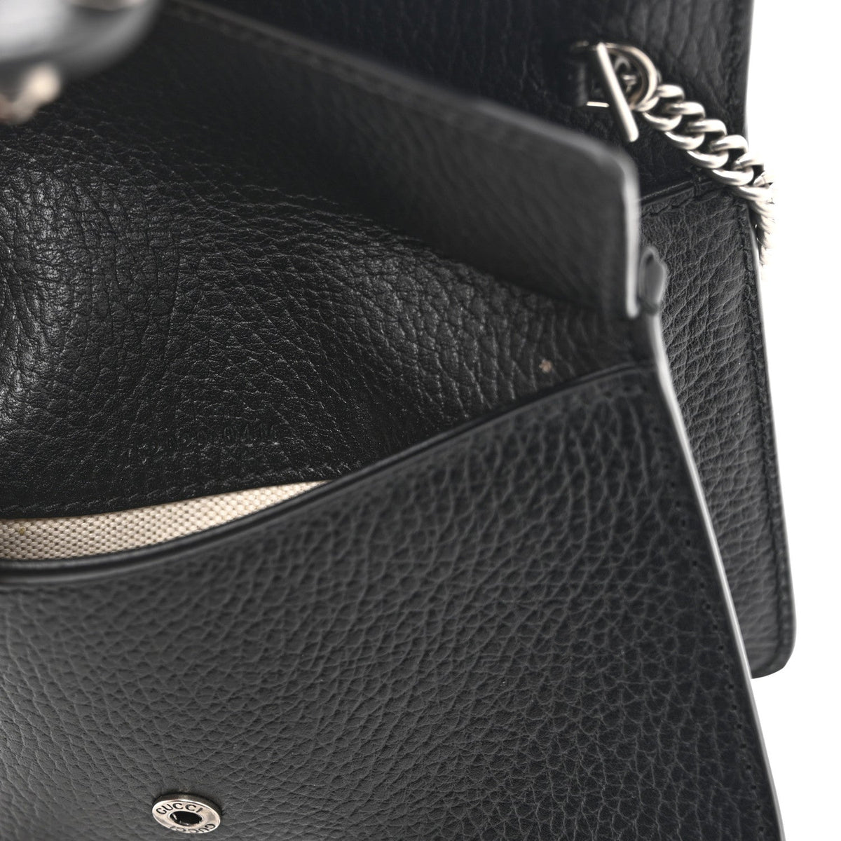 Dollar Calfskin Crystal Mini Dionysus Top Handle Bag Black Crystal product image 7, provided for visual reference and
