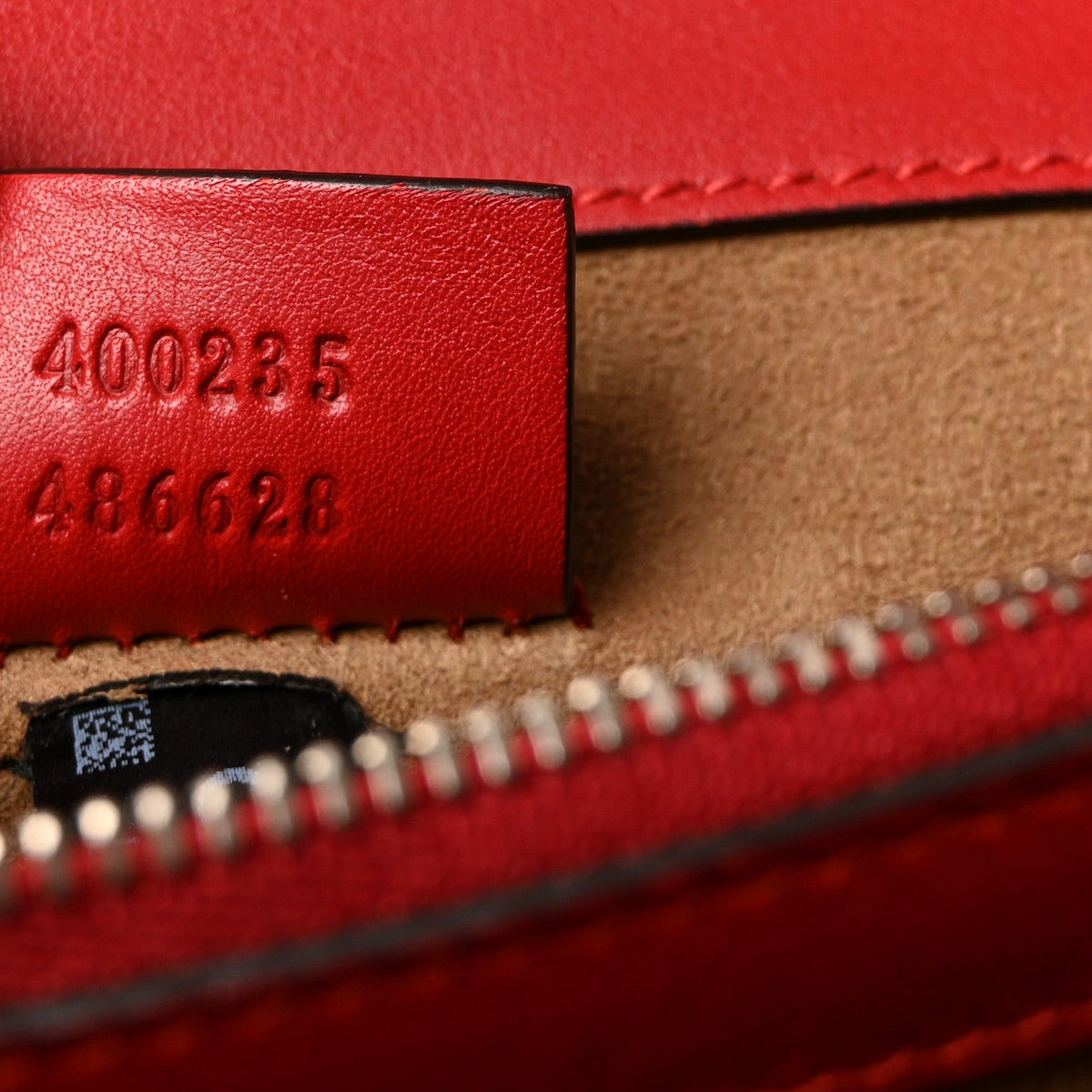 GG Supreme Monogram Arabesque Medium Dionysus Shoulder Bag Hibiscus Red product image 7, provided for visual reference and