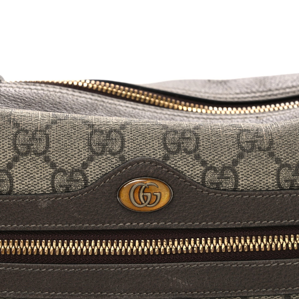 GG Supreme Monogram Web Small Ophidia Shoulder Bag Brown product image 8, provided for visual reference and product detail