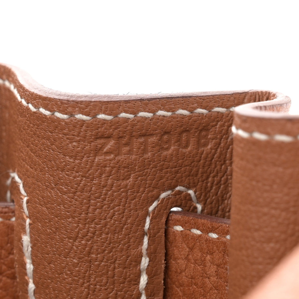 Barenia Faubourg Kelly Retourne 28 Fauve product image 7, provided for visual reference and product detail review