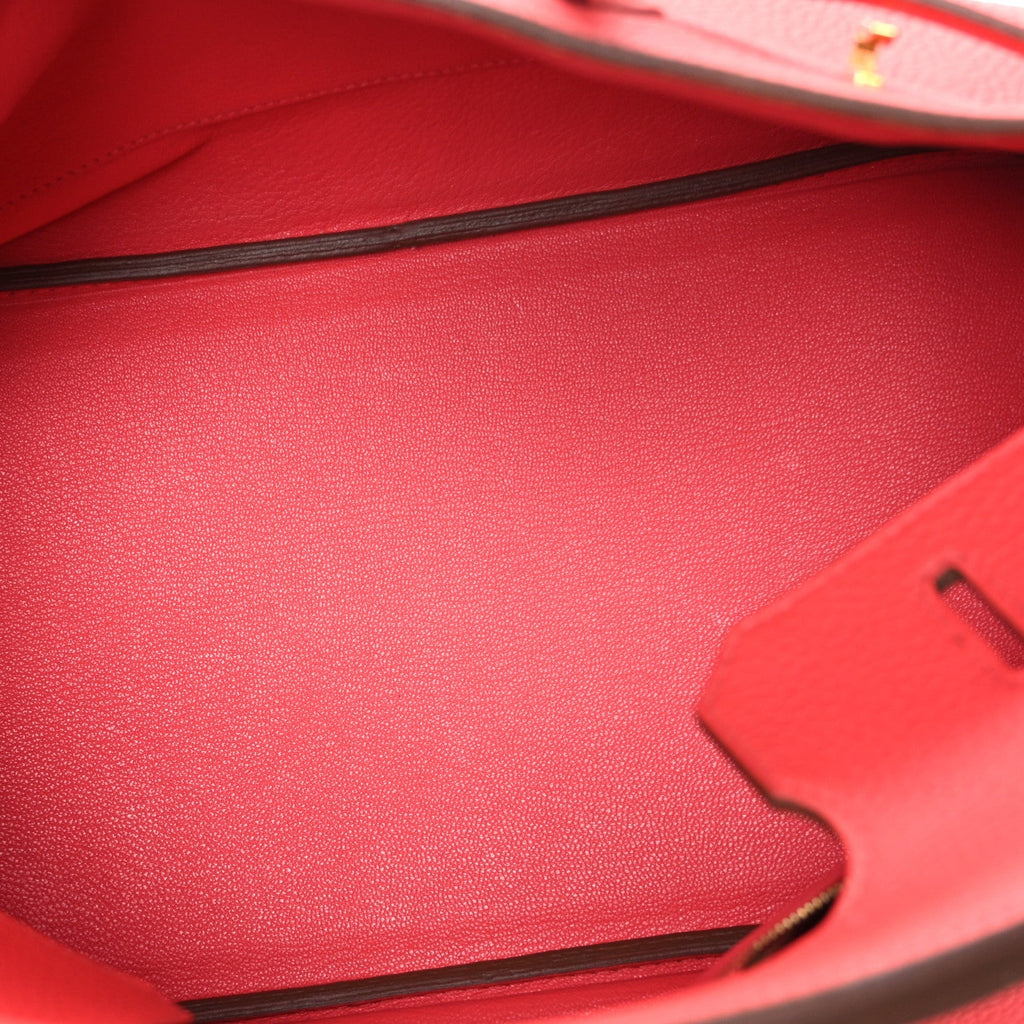 Togo BIRKIN 35 Rouge Pivoine product image 5, provided for visual reference and product detail review