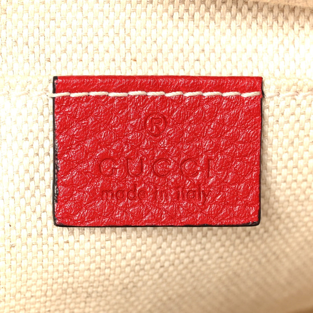 Pebbled Calfskin Small Soho Disco Bag Vibrant Red product image 5, provided for visual reference and product detail review