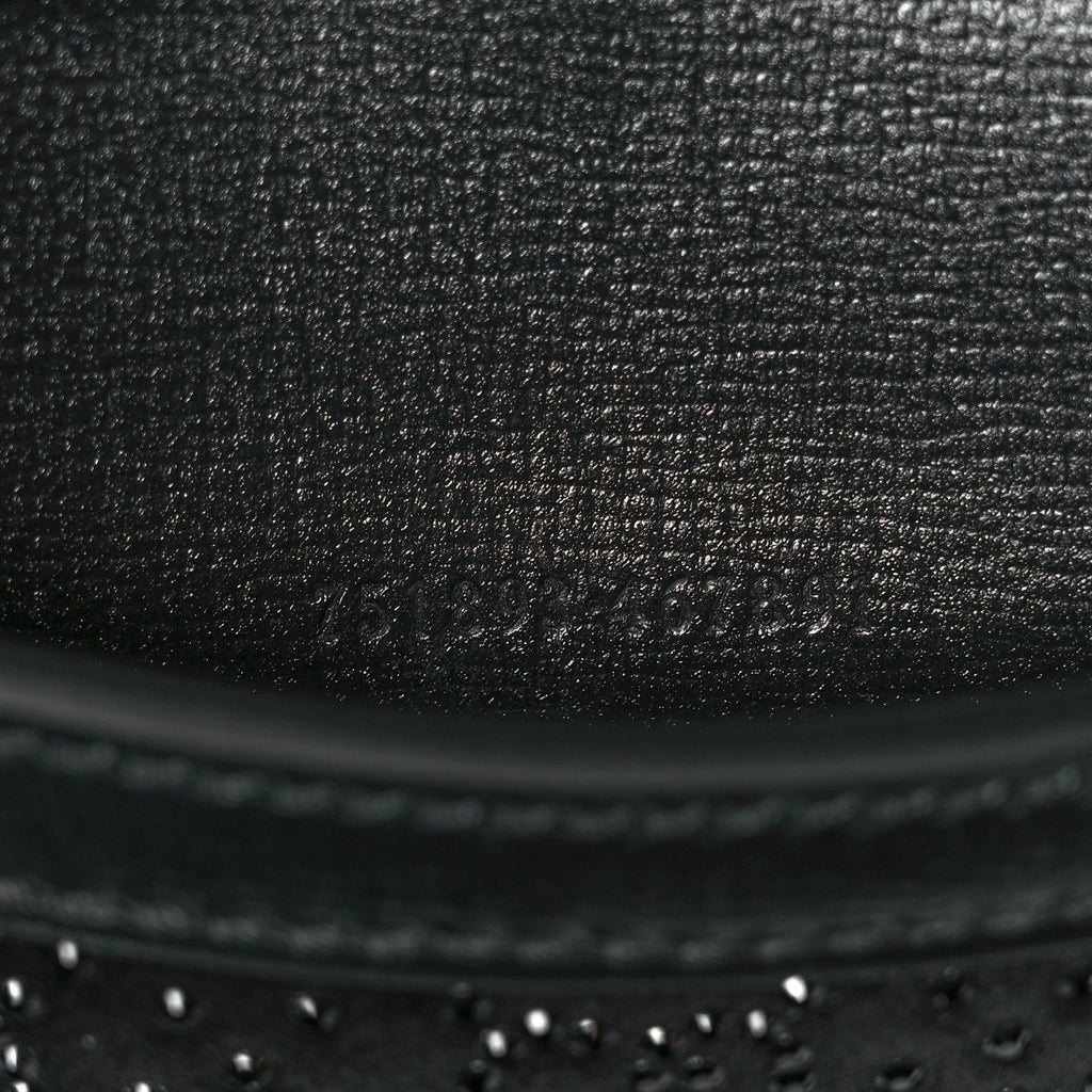 Satin Crystal GG Monogram Mini Dionysus Top Handle Bag Black product image 8, provided for visual reference and product