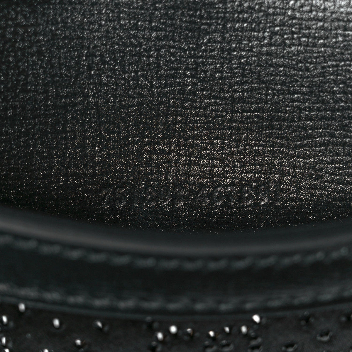 Satin Crystal GG Monogram Mini Dionysus Top Handle Bag Black product image 8, provided for visual reference and product