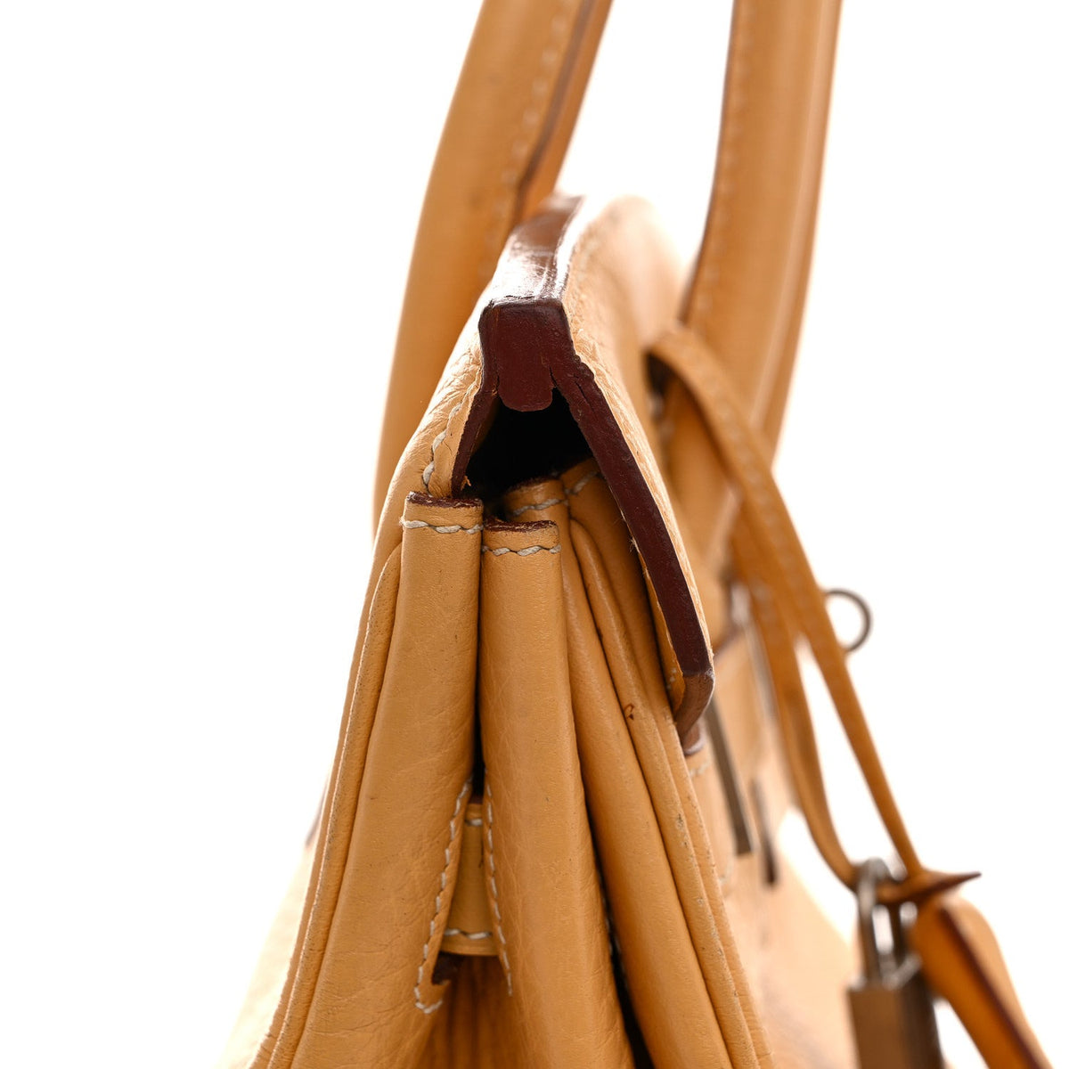 Taurillon Clemence HAC Birkin 32 Natural Sable product image 18, provided for visual reference and product detail review