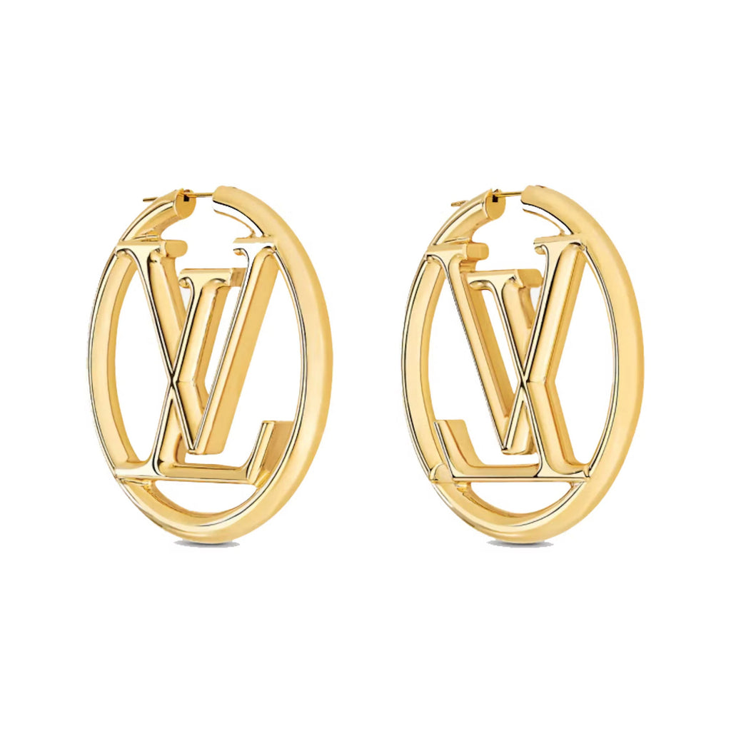 Louis Vuitton Louise Hoop 18K Gold Earrings product image 1, provided for visual reference and product detail review