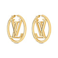 Louis Vuitton Louise Hoop 18K Gold Earrings product image 1, provided for visual reference and product detail review