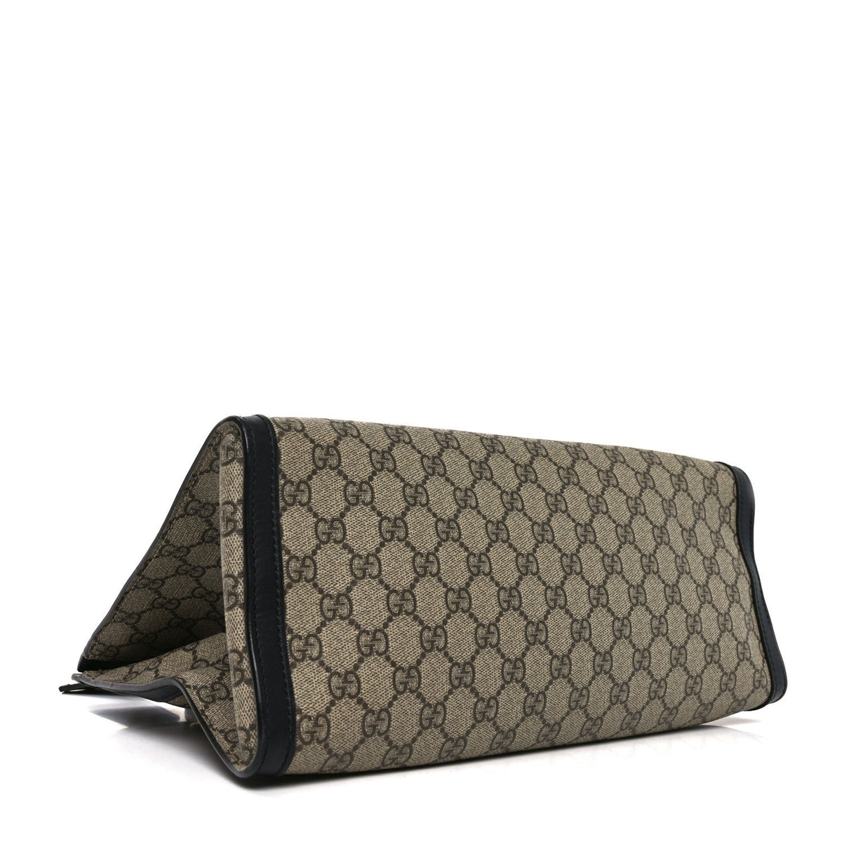 GG Supreme Monogram Medium Padlock Tote Black product image 7, provided for visual reference and product detail review