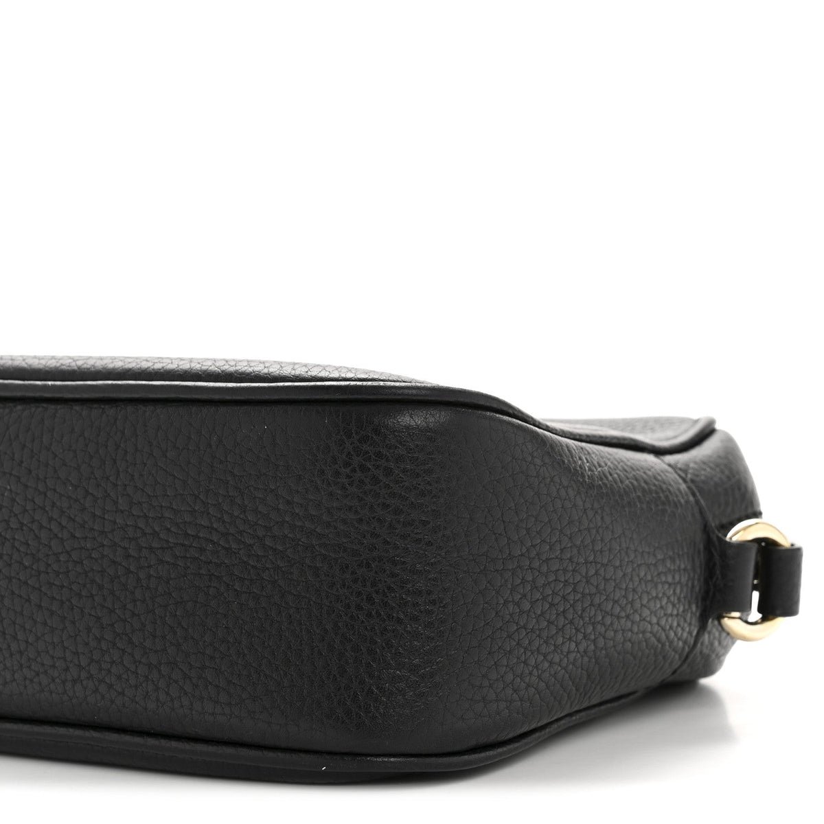 Pebbled Calfskin Small Soho Disco Bag Black product image 10, provided for visual reference and product detail review