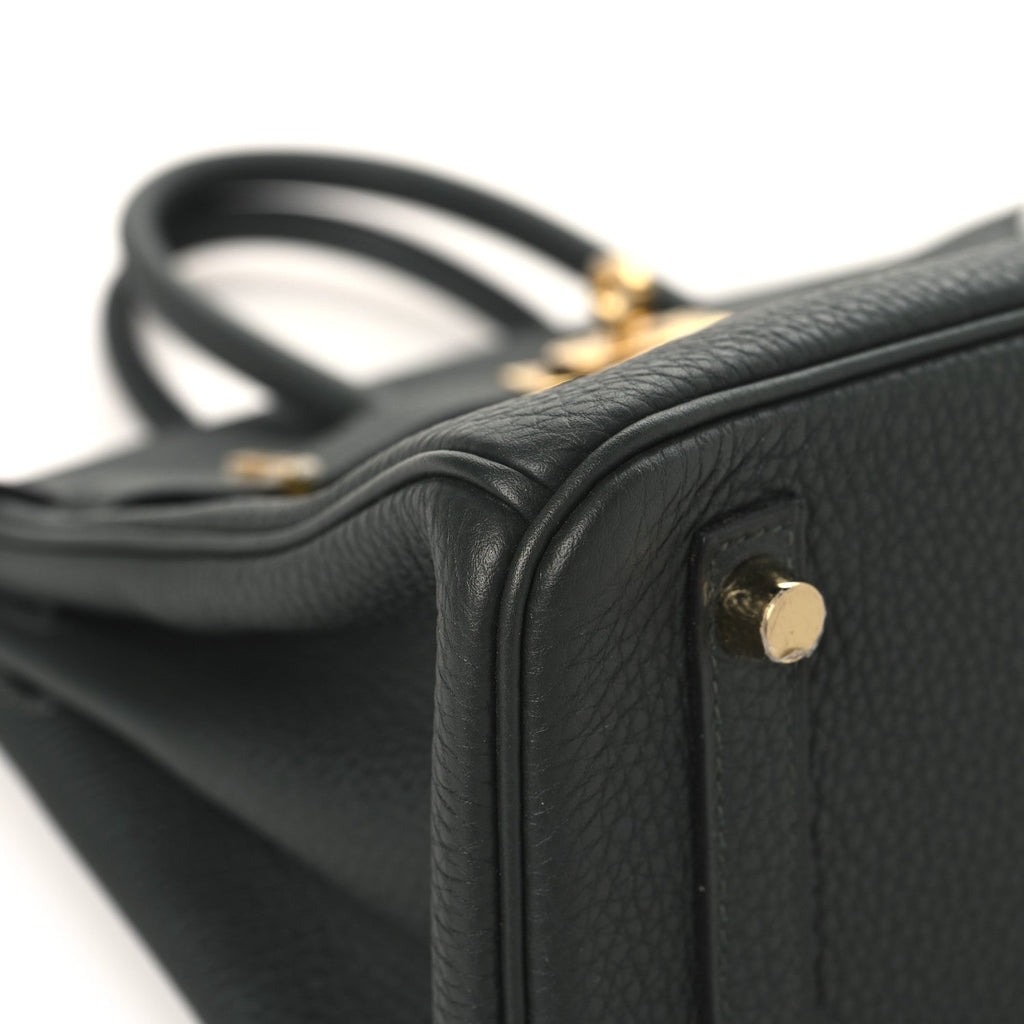 Togo Birkin 25 Vert Fonce product image 9, provided for visual reference and product detail review