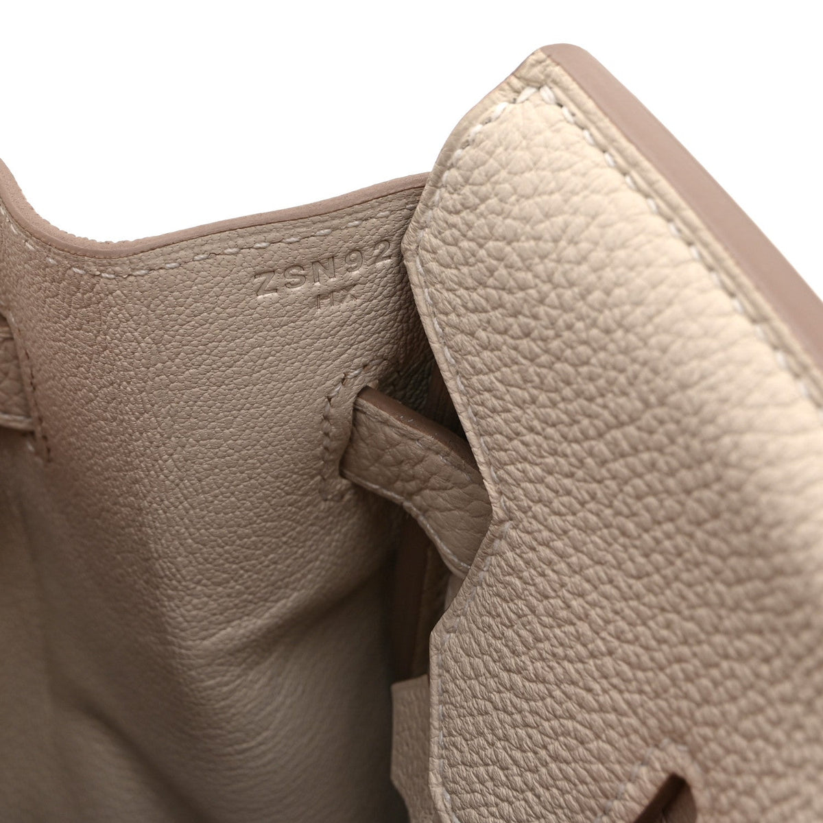 Togo Birkin 30 Craie product image 7, provided for visual reference and product detail review