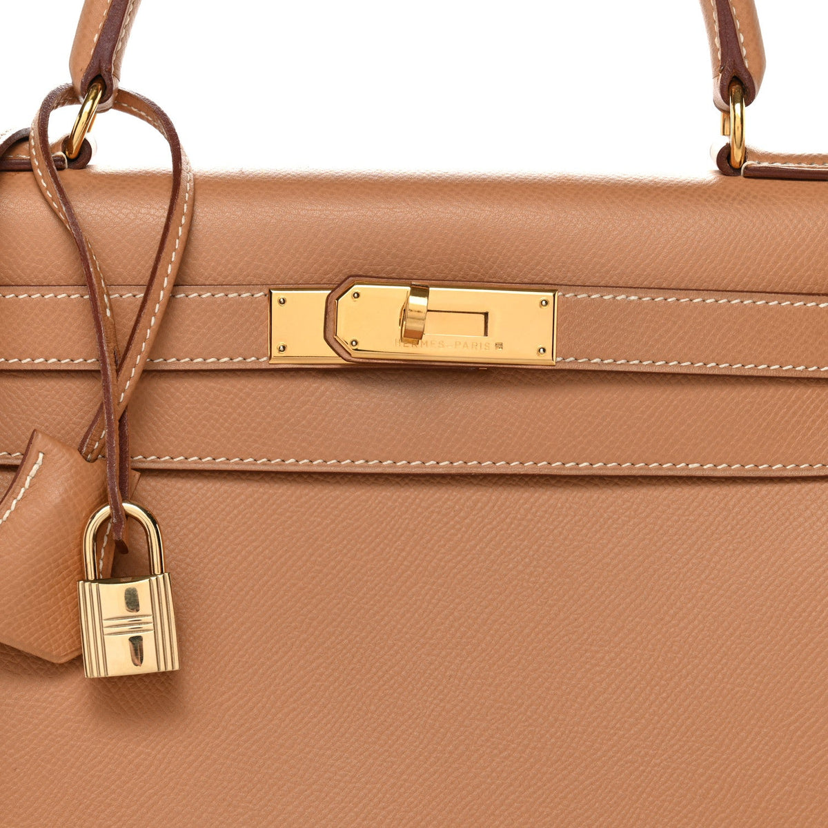 Courchevel Kelly Retourne 28 Camel product image 8, provided for visual reference and product detail review