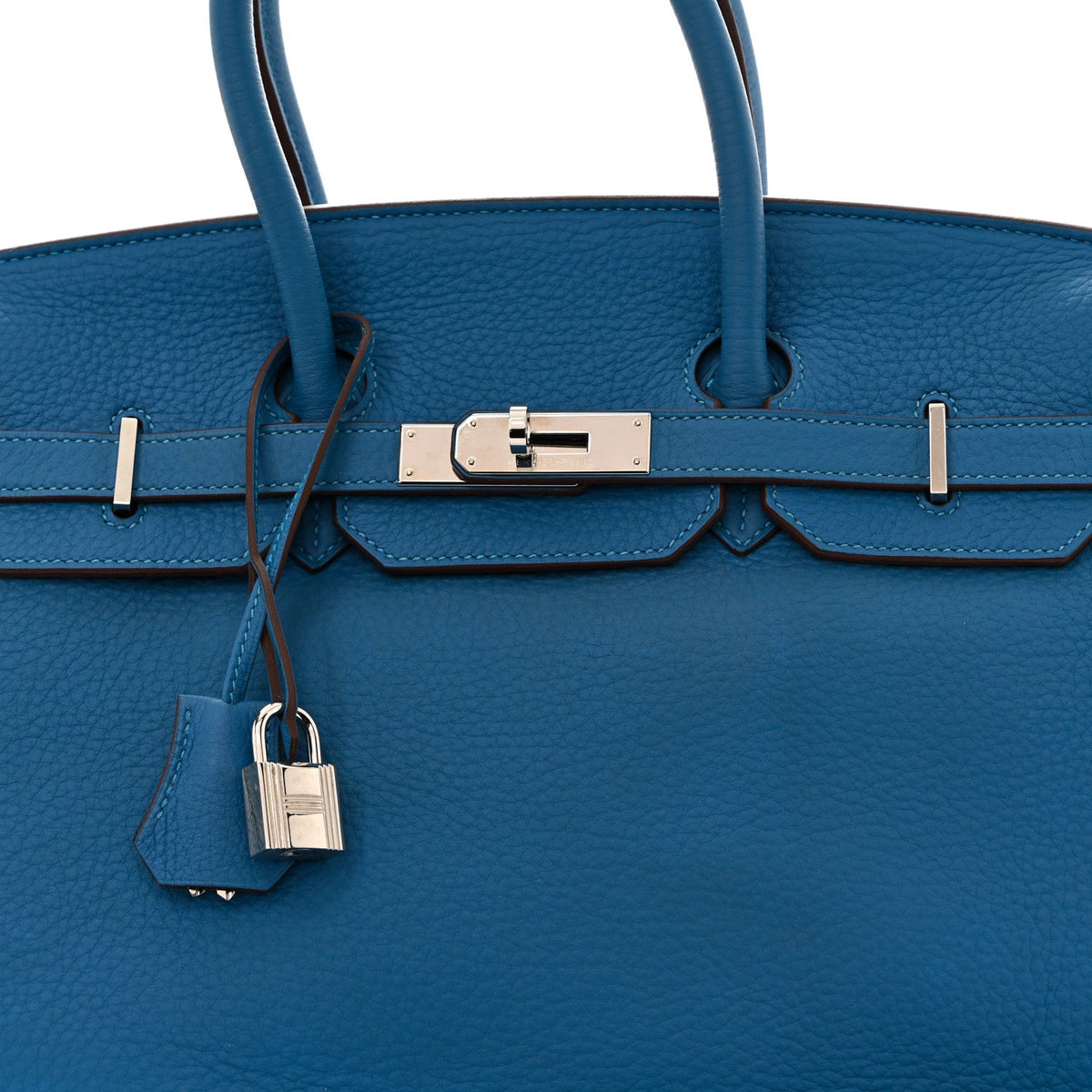 Taurillon Clemence BIRKIN 35 Mykonos product image 8, provided for visual reference and product detail review