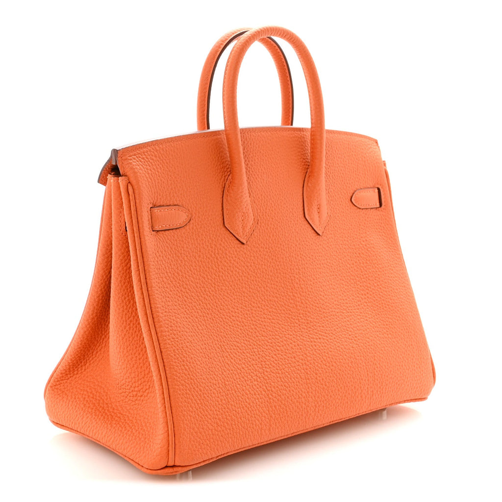 Togo Birkin 25 Orange product image 3, provided for visual reference and product detail review