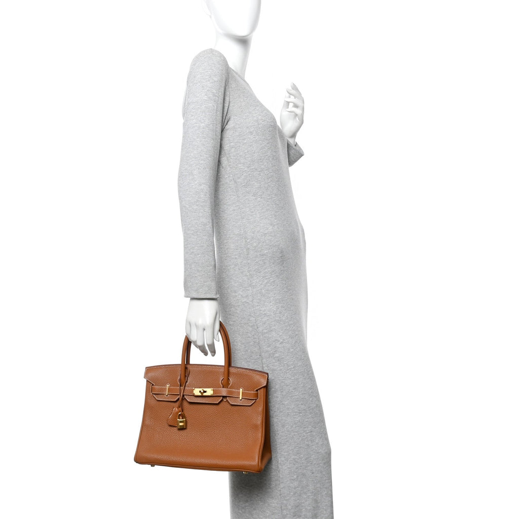 Togo Birkin 30 Gold product image 2, provided for visual reference and product detail review